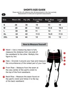 Polycotton Athletic Shorts for Men ,Black 