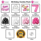 Coco Melon Theme 7th Happy Birthday Decoration,Multicolour,Set Of 1