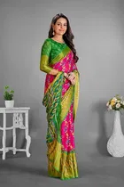 Moss Chiffon Printed Saree for Women 