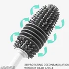 Baby Steel Feeding Bottlel,Fruit Nibbler, Bottle Cleaning Brush With Cutter Spoon