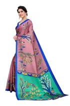 Printed Saree with Blouse Piece for Women 