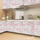 PVC Venyl Wall Sticker Wallpaper, Pink 