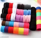 Fabric Hair Accessories Combo for Women, Pack of 100 