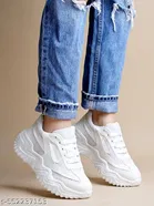 Shoetopia Textured Synthetic Sneakers for Girls 