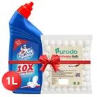 Captain Shine Toilet Cleaner 1 L + Purodo Napthalene Balls 100 g
