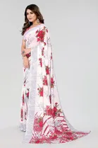 Georgette Printed Saree for Women 
