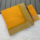 Georgette Woven Design Saree for Women 