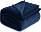 Wool Solid Blanket, Blue 