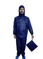 Polyester Solid Rainsuit for Men 