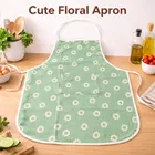 Green Floral Adjustable Multifunction Apron