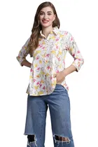 Cotton Printed Top for Women 