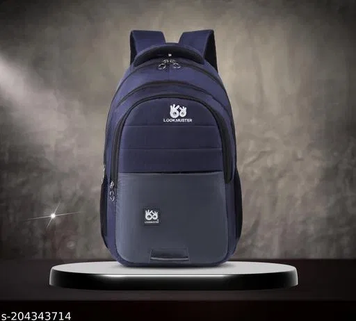 Nylon Backpack for Men & Women, Blue