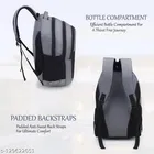 Nylon Backpack for Men & Women, Grey