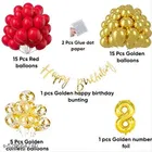 39 Pcs 8th Birthday Decoration kit, Multicolour, Set of 1