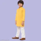 Cotton Blend Kurta with Pyjamas for Boys 