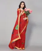 Women's Desinger Saree with Blouse 