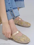 Printed Synthetic Ballerinas for Women 