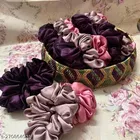 Silk Scrunchies for Women, Pack of 12 