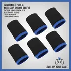 Immutable  Pubg Anti-Slip Thumb Sleeve Pack Of 3 Pair Blue Finger Sleeve  