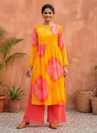 Tie Die Batik Print Naira Kurti for Women 