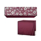 Polyester Printed Split AC Cover (Pink, Set of 1)