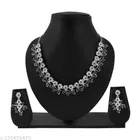 Alloy Necklace with Earrings for Women 