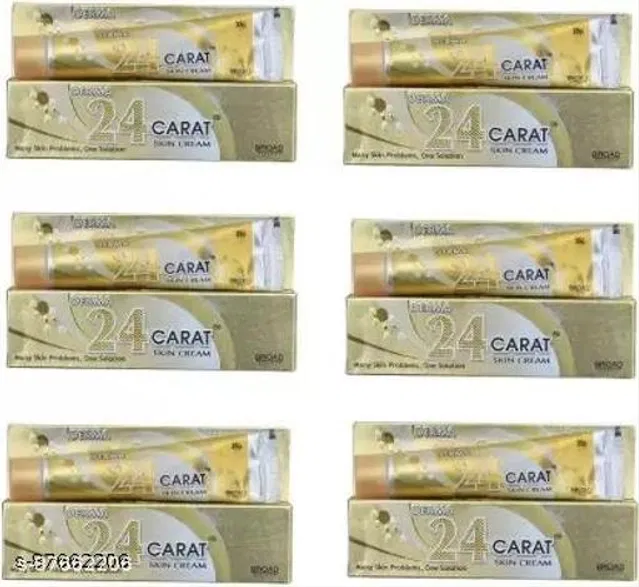 Broad Biotech Derma 24 Carat Skin Care Cream - Many Skin Problems Solution One Pack Of 6 (150 G)