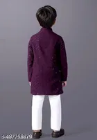 Bandhani Embroidered Rayon Kurta Sets for Girls 