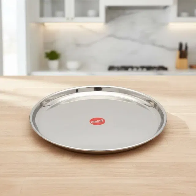 Stainless Steel Light Full Plate, 27.5 cm, Pack of 1