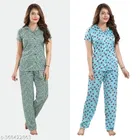 Satin Nightsuit for Women 