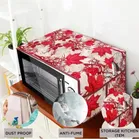 Knit Printed Oven Top Cover with Side Pockets 