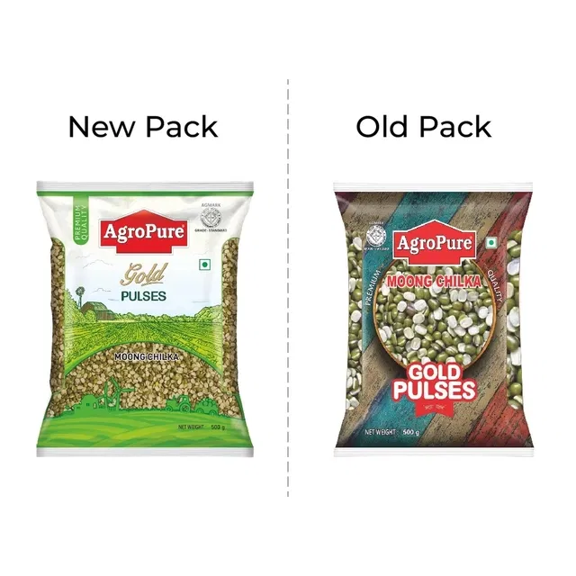 एग्रोप्योर गोल्ड मूंग छिलका दाल 500 g