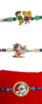 Metal Ladoo Gopal Rakhi 