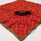 Georgette Printed Saree for Women 