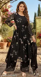 Georgette Kurta Set for Women 