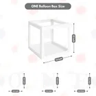 One Balloon Box for 1st Birthday Decoration,Multicolour,Set Of 1