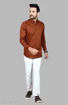 Cotton Blend Full Sleeves Shirt for Men 
