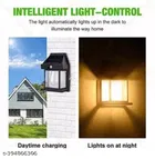 Immutable New Wireless Dusk to Dawn Motion Sensor LED Wall Sconce, Solar Light Outdoor Wall Light, Solar Lamp with Motion Sensor, Pack of 1