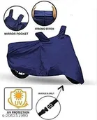 Polyester Waterproof Bike Cover for Bajaj Discover 100 DTS-i 
