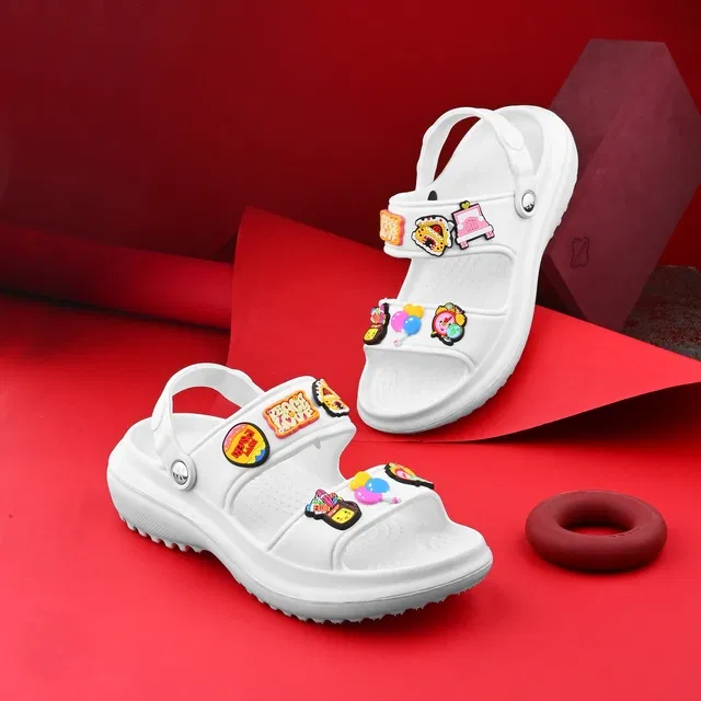 Clogs for Women (White, 6)