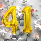 Foil Balloon for Birthday Celebration, No. 41 