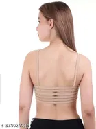 Cotton Solid Bras for Women, Assorted, Pack of 4 