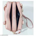 PU Solid Satchel Bag for Women