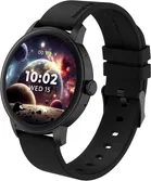 beatXP Vector 1.30'' HD Display, BT Calling with Health Tracking & AI Voice Assistant Smartwatch  (Electric Black Strap, Free Size)
