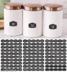 Spice Printed Hindi-English Name Labels for Containers 