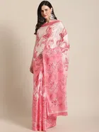 Taffeta Silk Printed Saree for Women 