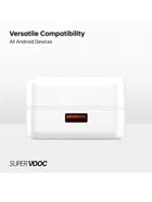 USB-A To Type C Cable and Tecsox Type C 100 Watts All in 1 Mobile Charger 