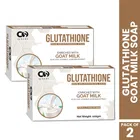 Co-Luxury Glutathione Goat Milk Skin Brightening Bathing Soap (100 g, Pack of 2)