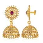Brass Gold Plated Jhumkas for Women 