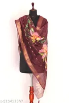 Art Silk Printed Dupatta for Women & Girls, Multicolour 